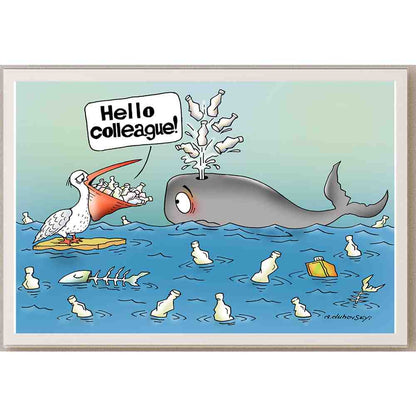 Olexander Dubovskyi Mermaid Kişiye Özel Sertifikalı Sınırlı Fine Art Karikatür Baskı CAD00017