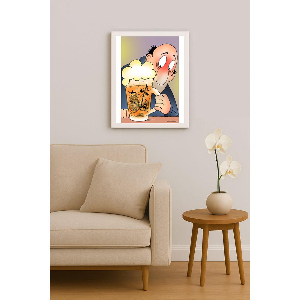 Olexander Dubovskyi Pirates Of The Caribbean Kişiye Özel Sertifikalı Sınırlı Fine Art Karikatür Baskı CAD00022