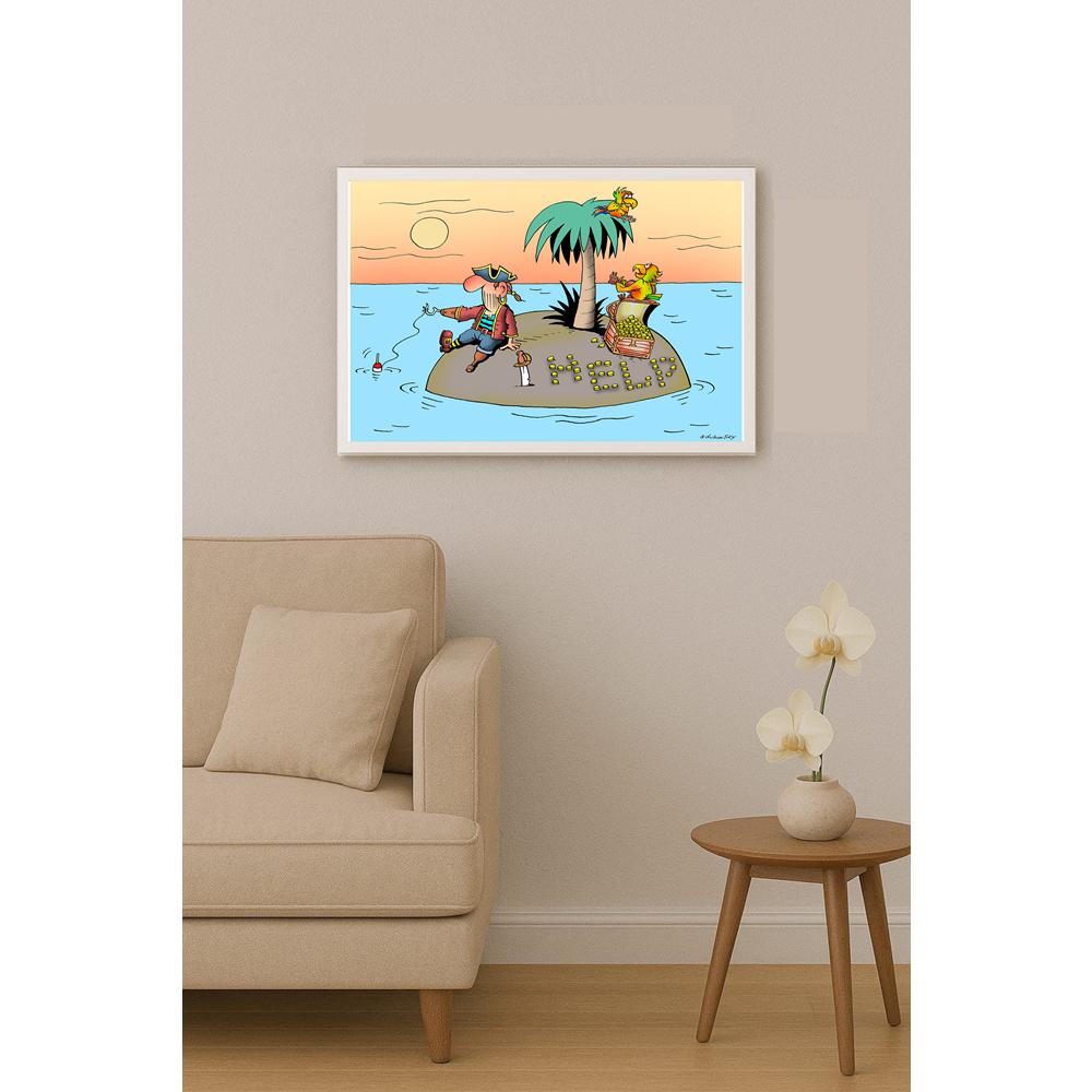 Olexander Dubovskyi The Life Of Pirates Kişiye Özel Sertifikalı Sınırlı Fine Art Karikatür Baskı CAD00025