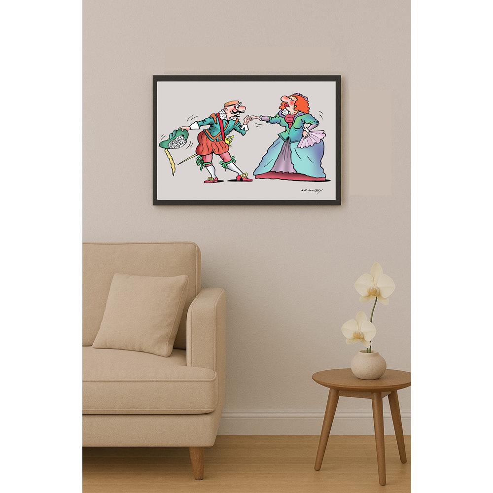 Olexander Dubovskyi Mermaid Kişiye Özel Sertifikalı Sınırlı Fine Art Karikatür Baskı CAD00026