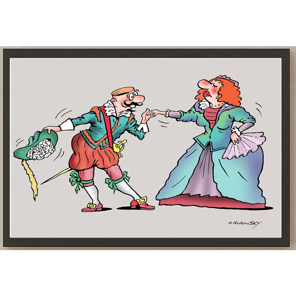 Olexander Dubovskyi Mermaid Kişiye Özel Sertifikalı Sınırlı Fine Art Karikatür Baskı CAD00026