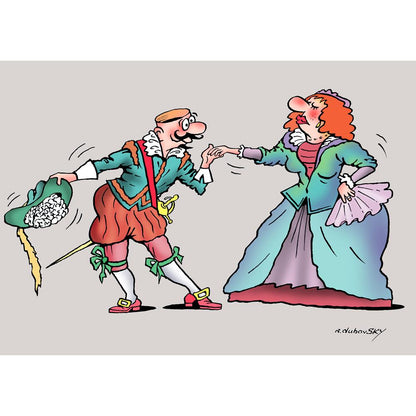 Olexander Dubovskyi Mermaid Kişiye Özel Sertifikalı Sınırlı Fine Art Karikatür Baskı CAD00026