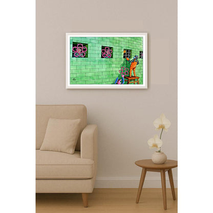 Eshonkulov Maxmudjon In Prison Kişiye Özel Sertifikalı Sınırlı Fine Art Karikatür Baskı CAD00027