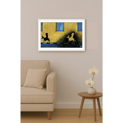 Eshonkulov Maxmudjon Hodja Nasreddin Kişiye Özel Sertifikalı Sınırlı Fine Art Karikatür Baskı CAD00029