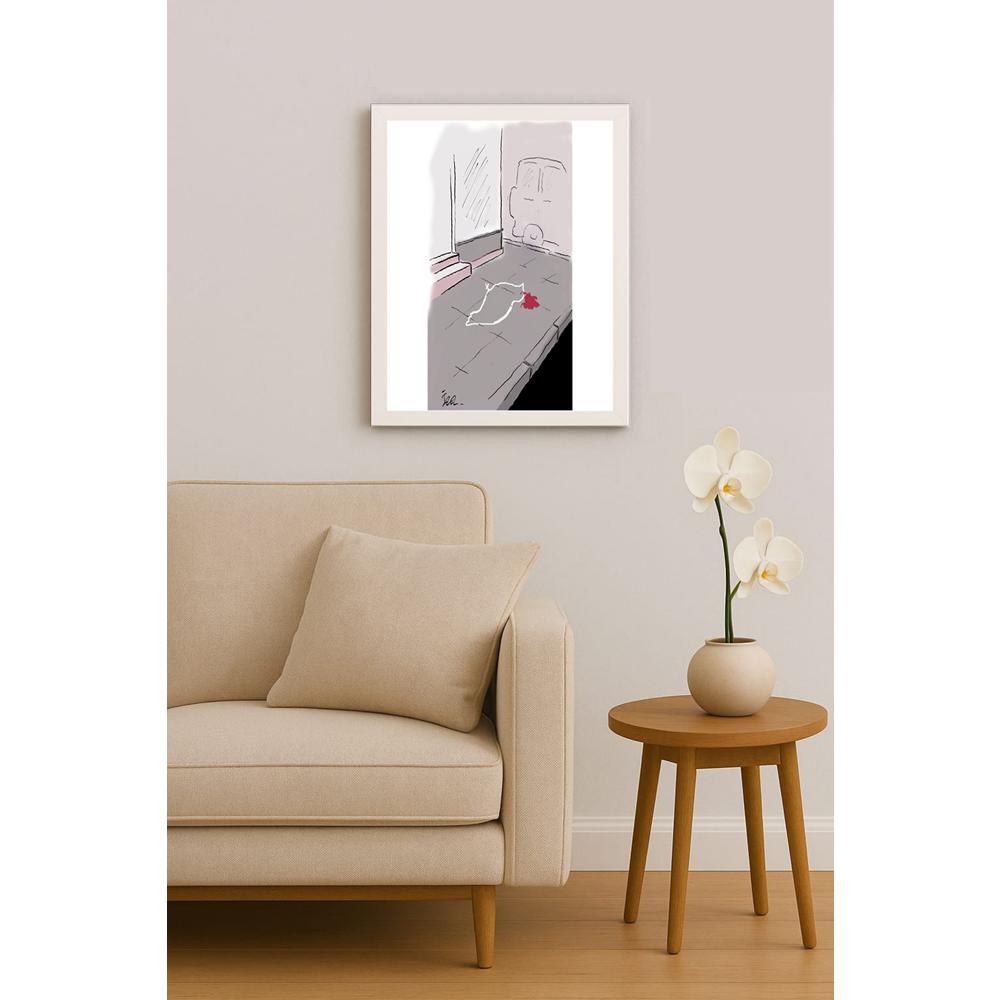 İzel Rozental İz Kişiye Özel Sertifikalı Sınırlı Fine Art Karikatür Baskı CAD00071