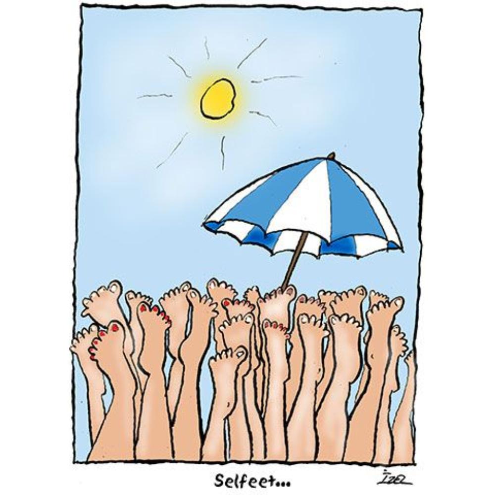 İzel Rozental We are on Holiday Kişiye Özel Sertifikalı Sınırlı Fine Art Karikatür Baskı CAD00073