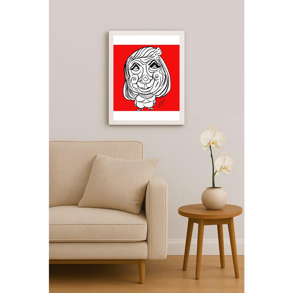 Hayati Boyacıoğlu Kişiye Özel Sertifikalı Sınırlı Fine Art Karikatür Baskı CAD00078