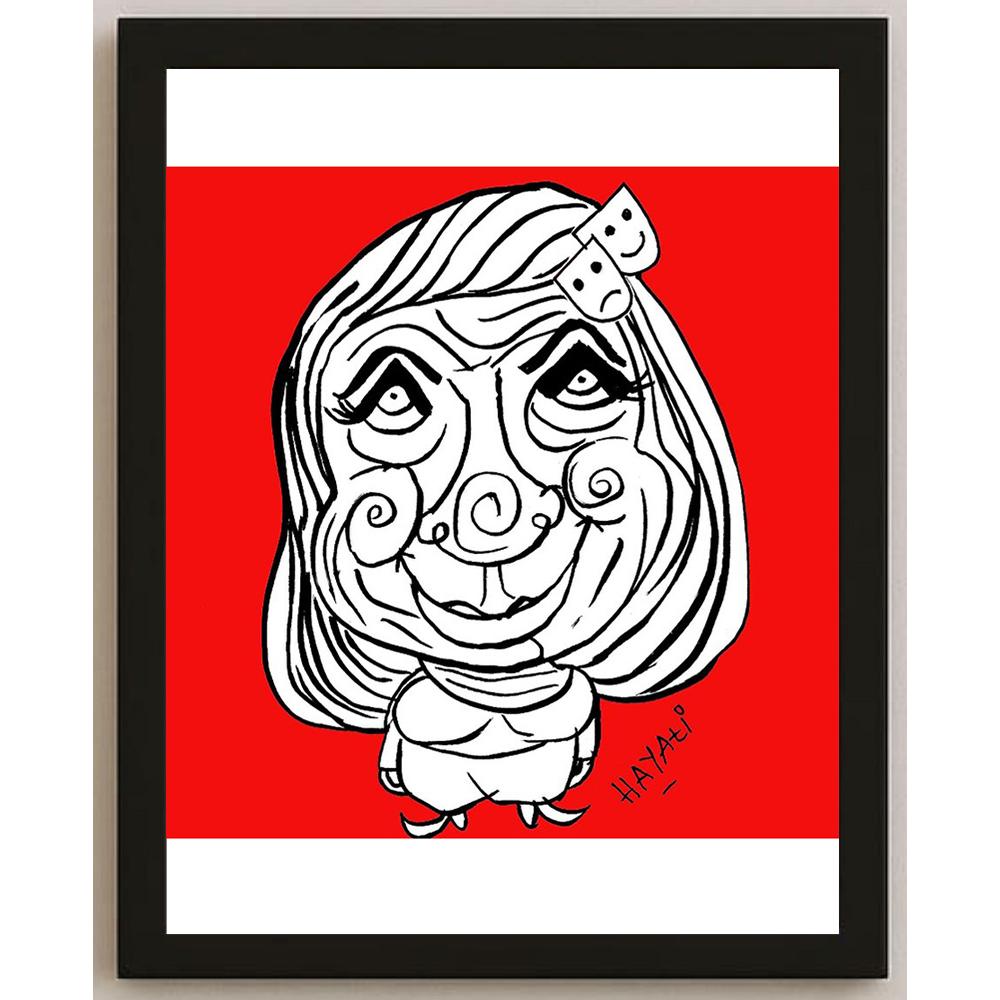 Hayati Boyacıoğlu Kişiye Özel Sertifikalı Sınırlı Fine Art Karikatür Baskı CAD00078