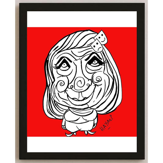 Hayati Boyacıoğlu Kişiye Özel Sertifikalı Sınırlı Fine Art Karikatür Baskı CAD00078