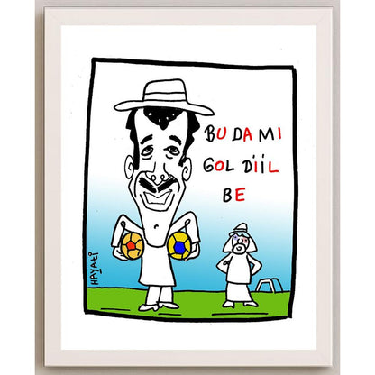Hayati Boyacıoğlu Kişiye Özel Sertifikalı Sınırlı Fine Art Karikatür Baskı CAD00080