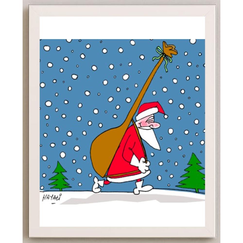 Hayati Boyacıoğlu Kişiye Özel Sertifikalı Sınırlı Fine Art Karikatür Baskı CAD00081