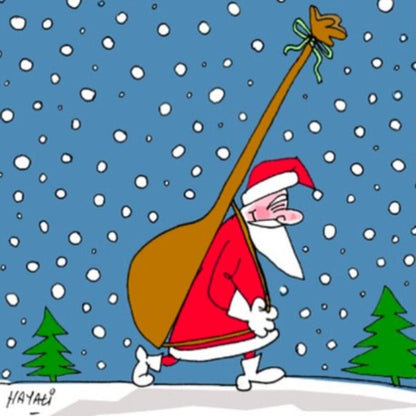 Hayati Boyacıoğlu Kişiye Özel Sertifikalı Sınırlı Fine Art Karikatür Baskı CAD00081