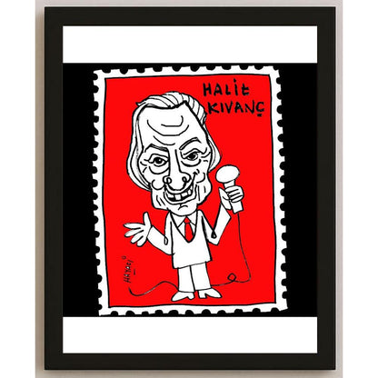 Hayati Boyacıoğlu Kişiye Özel Sertifikalı Sınırlı Fine Art Karikatür Baskı CAD00086