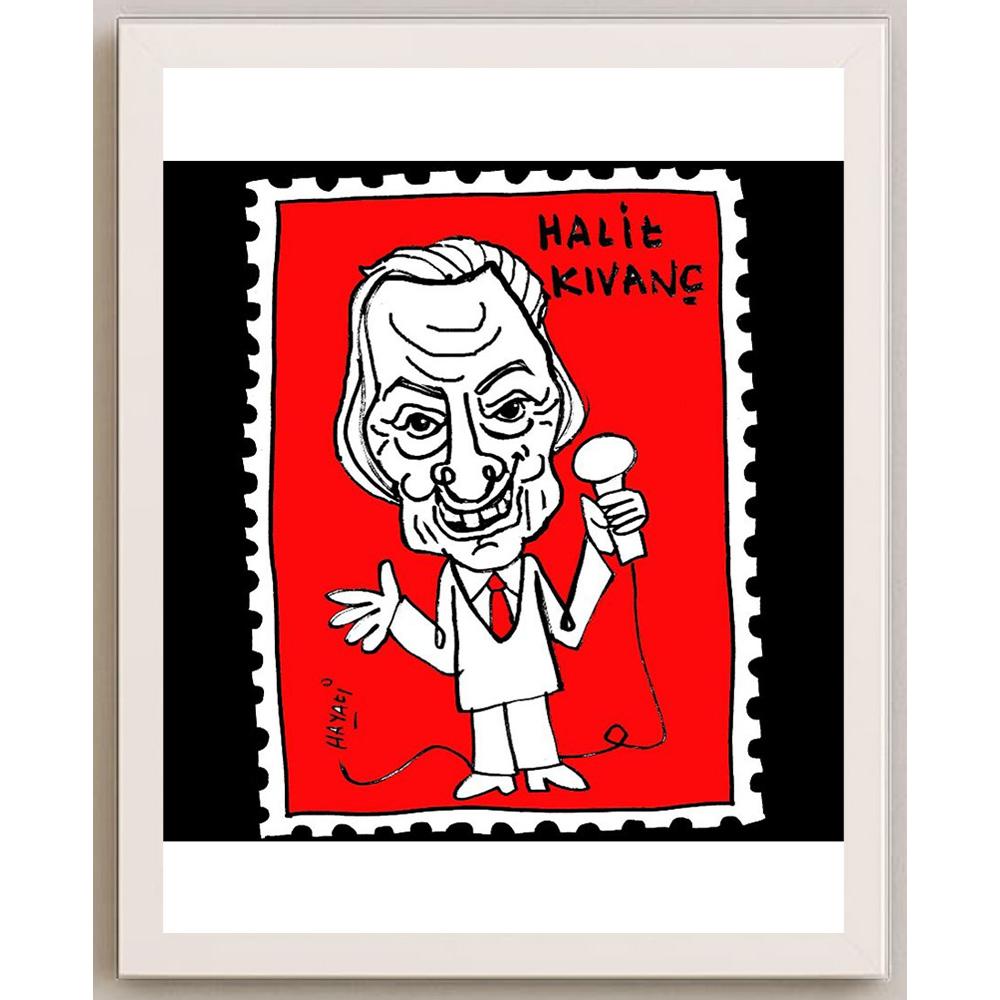 Hayati Boyacıoğlu Kişiye Özel Sertifikalı Sınırlı Fine Art Karikatür Baskı CAD00086