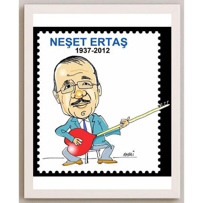 Hayati Boyacıoğlu Kişiye Özel Sertifikalı Sınırlı Fine Art Karikatür Baskı CAD00087