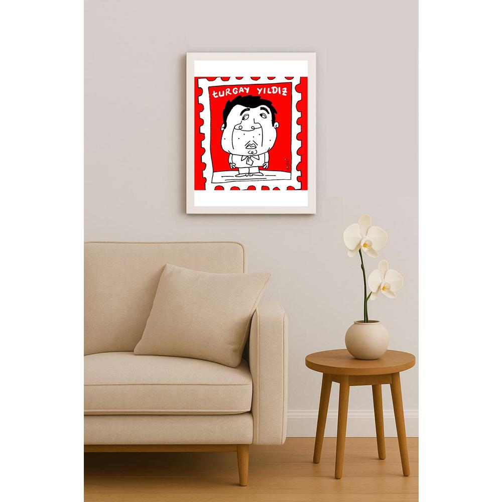 Hayati Boyacıoğlu Kişiye Özel Sertifikalı Sınırlı Fine Art Karikatür Baskı CAD00088