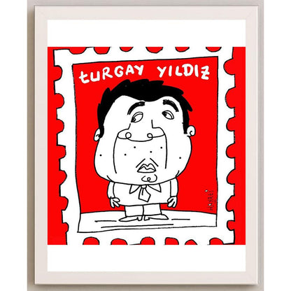 Hayati Boyacıoğlu Kişiye Özel Sertifikalı Sınırlı Fine Art Karikatür Baskı CAD00088