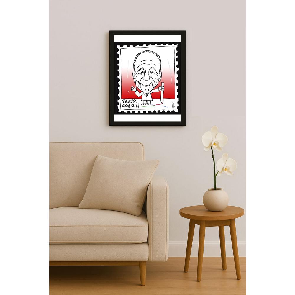Hayati Boyacıoğlu Kişiye Özel Sertifikalı Sınırlı Fine Art Karikatür Baskı CAD00089