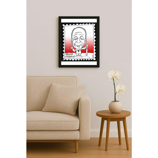 Hayati Boyacıoğlu Kişiye Özel Sertifikalı Sınırlı Fine Art Karikatür Baskı CAD00089