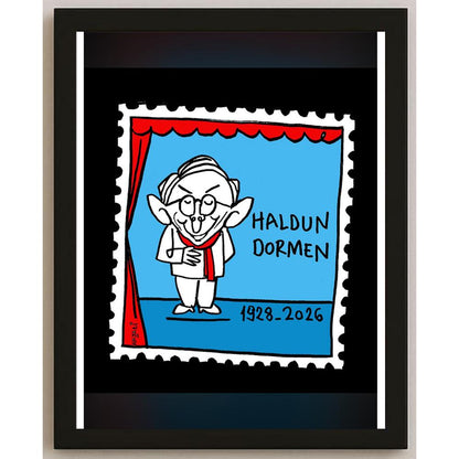 Hayati Boyacıoğlu Kişiye Özel Sertifikalı Sınırlı Fine Art Karikatür Baskı CAD00091
