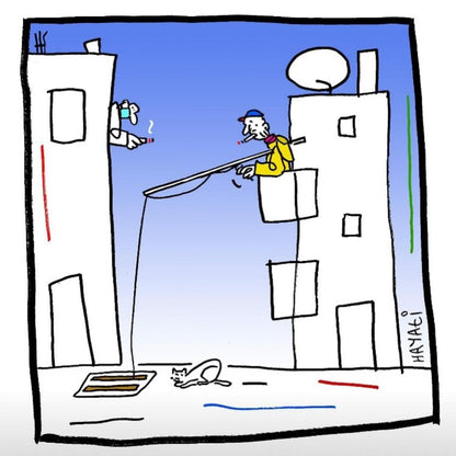 Hayati Boyacıoğlu Kişiye Özel Sertifikalı Sınırlı Fine Art Karikatür Baskı CAD00092