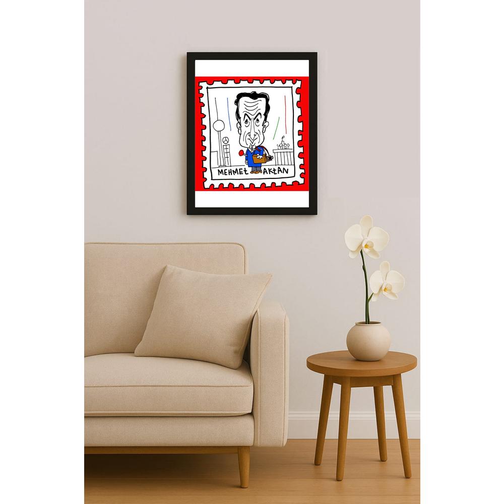 Hayati Boyacıoğlu Kişiye Özel Sertifikalı Sınırlı Fine Art Karikatür Baskı CAD00093