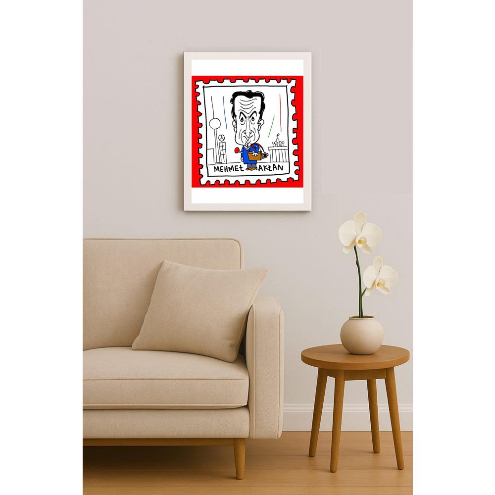 Hayati Boyacıoğlu Kişiye Özel Sertifikalı Sınırlı Fine Art Karikatür Baskı CAD00093
