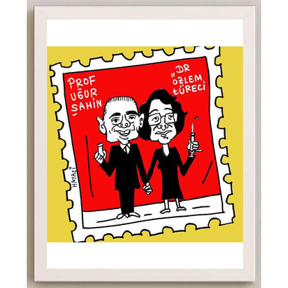 Hayati Boyacıoğlu Kişiye Özel Sertifikalı Sınırlı Fine Art Karikatür Baskı CAD00095