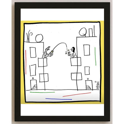 Hayati Boyacıoğlu Kişiye Özel Sertifikalı Sınırlı Fine Art Karikatür Baskı CAD00096