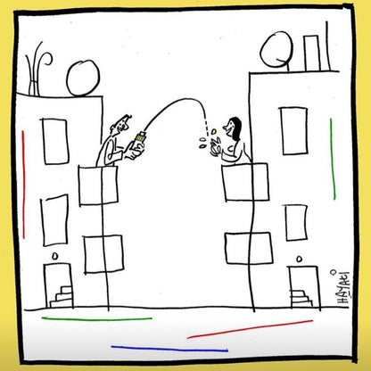 Hayati Boyacıoğlu Kişiye Özel Sertifikalı Sınırlı Fine Art Karikatür Baskı CAD00096