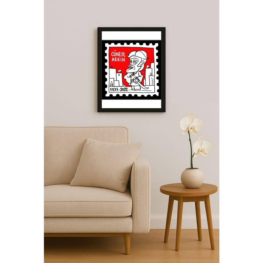 Hayati Boyacıoğlu Kişiye Özel Sertifikalı Sınırlı Fine Art Karikatür Baskı CAD00097