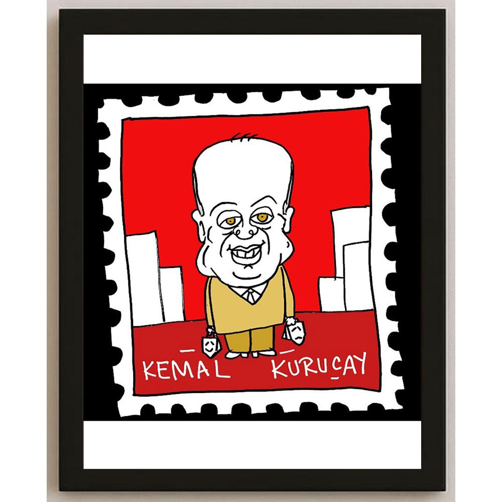 Hayati Boyacıoğlu Kişiye Özel Sertifikalı Sınırlı Fine Art Karikatür Baskı CAD00098
