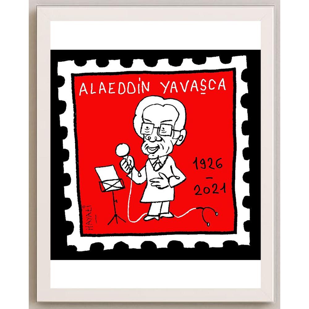 Hayati Boyacıoğlu Kişiye Özel Sertifikalı Sınırlı Fine Art Karikatür Baskı CAD00100
