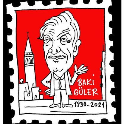 Hayati Boyacıoğlu Kişiye Özel Sertifikalı Sınırlı Fine Art Karikatür Baskı CAD00101