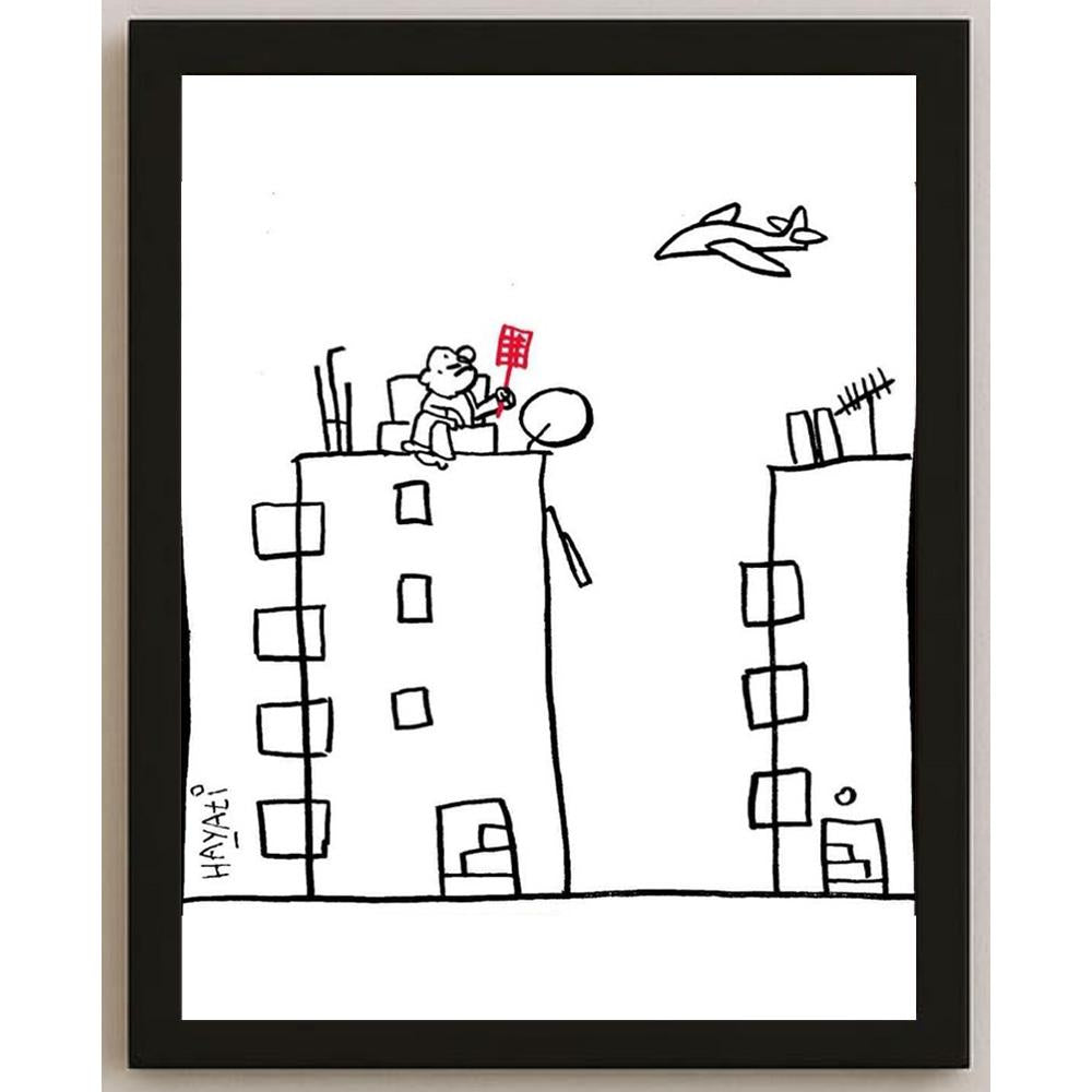 Hayati Boyacıoğlu Kişiye Özel Sertifikalı Sınırlı Fine Art Karikatür Baskı CAD00102
