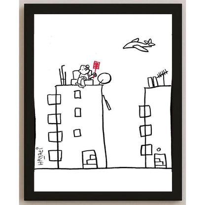 Hayati Boyacıoğlu Kişiye Özel Sertifikalı Sınırlı Fine Art Karikatür Baskı CAD00102