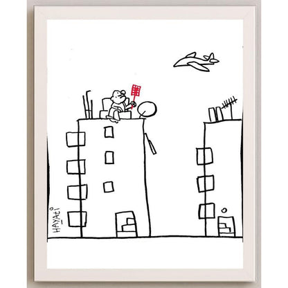Hayati Boyacıoğlu Kişiye Özel Sertifikalı Sınırlı Fine Art Karikatür Baskı CAD00102