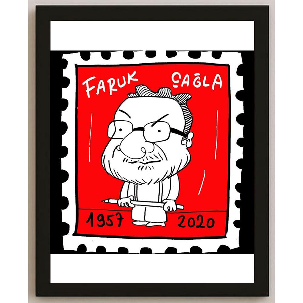 Hayati Boyacıoğlu Kişiye Özel Sertifikalı Sınırlı Fine Art Karikatür Baskı CAD00103