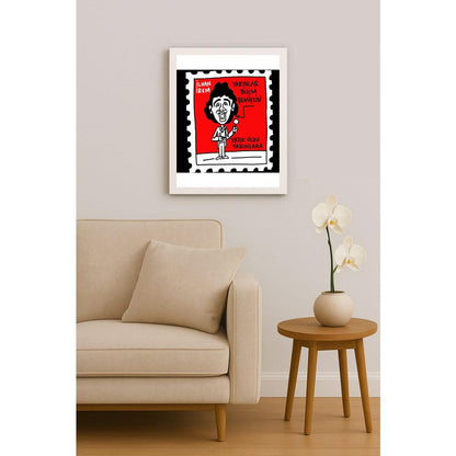 Hayati Boyacıoğlu Kişiye Özel Sertifikalı Sınırlı Fine Art Karikatür Baskı CAD00107