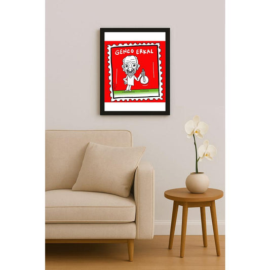 Hayati Boyacıoğlu Kişiye Özel Sertifikalı Sınırlı Fine Art Karikatür Baskı CAD00108