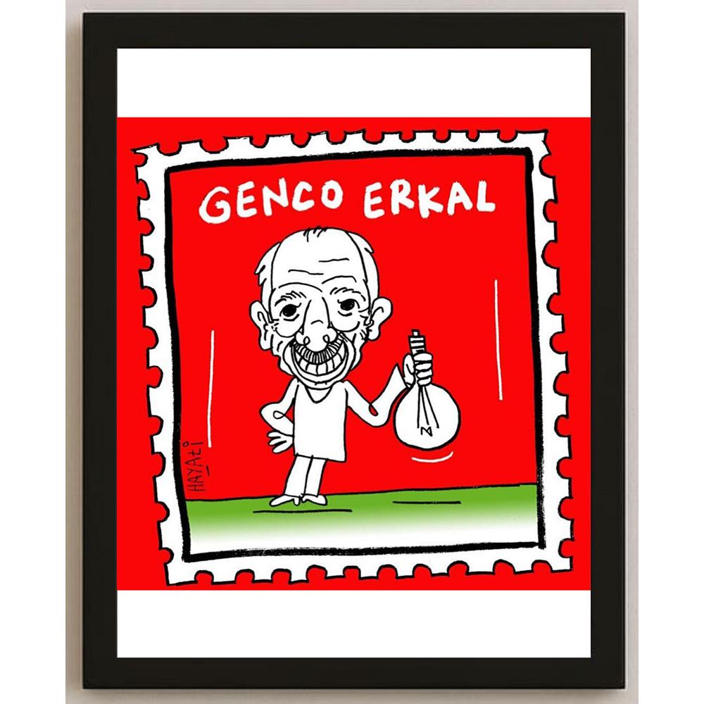 Hayati Boyacıoğlu Kişiye Özel Sertifikalı Sınırlı Fine Art Karikatür Baskı CAD00108