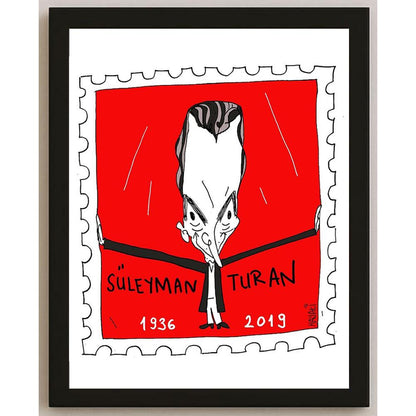 Hayati Boyacıoğlu Kişiye Özel Sertifikalı Sınırlı Fine Art Karikatür Baskı CAD00109
