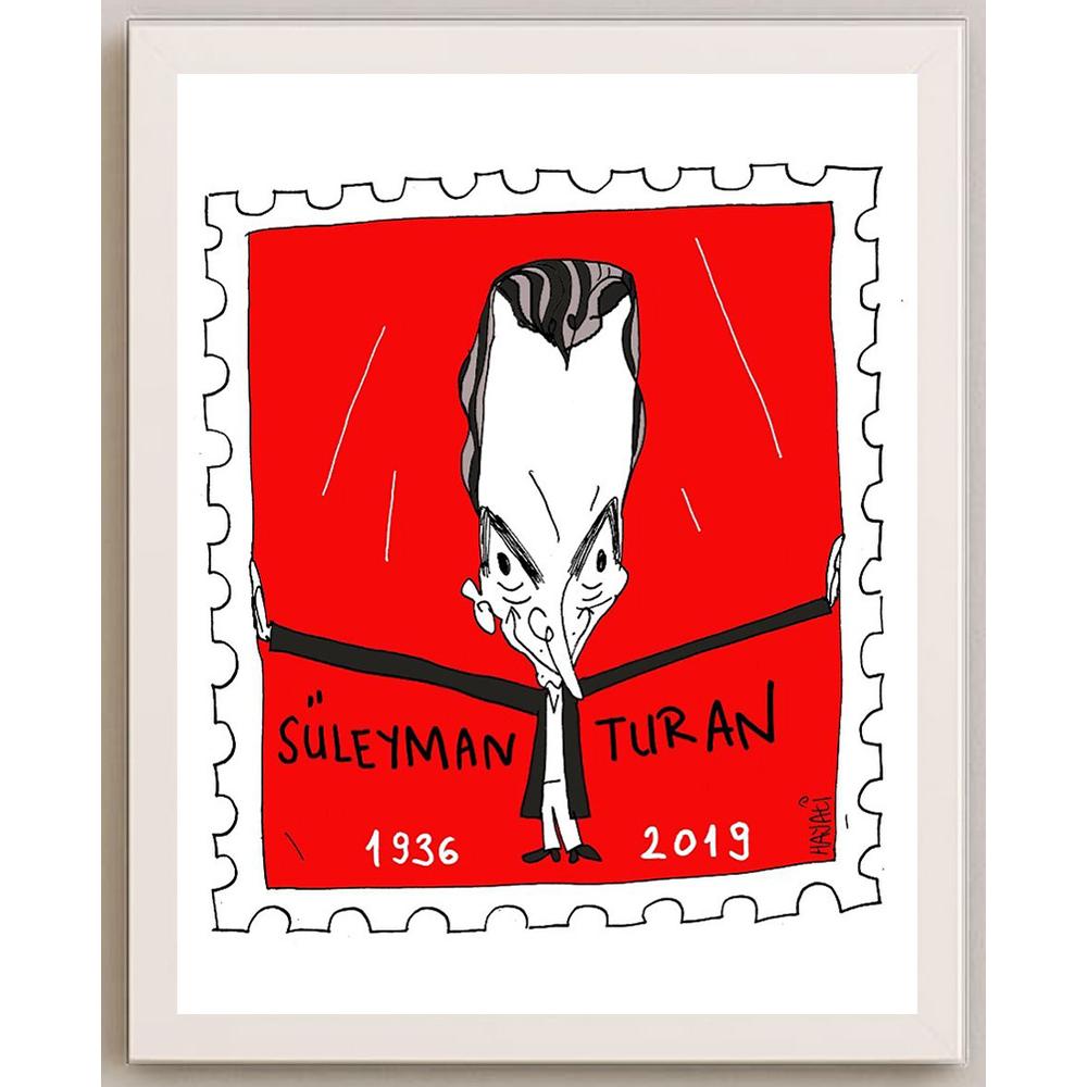 Hayati Boyacıoğlu Kişiye Özel Sertifikalı Sınırlı Fine Art Karikatür Baskı CAD00109