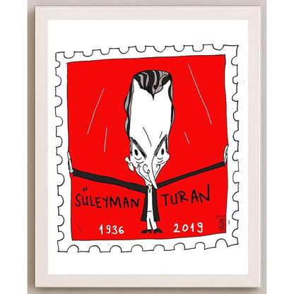 Hayati Boyacıoğlu Kişiye Özel Sertifikalı Sınırlı Fine Art Karikatür Baskı CAD00109