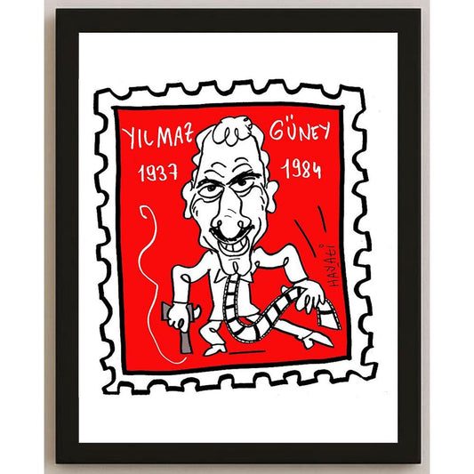 Hayati Boyacıoğlu Kişiye Özel Sertifikalı Sınırlı Fine Art Karikatür Baskı CAD00110