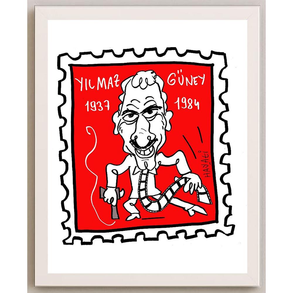 Hayati Boyacıoğlu Kişiye Özel Sertifikalı Sınırlı Fine Art Karikatür Baskı CAD00110
