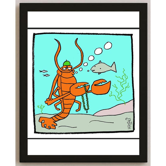 Hayati Boyacıoğlu Kişiye Özel Sertifikalı Sınırlı Fine Art Karikatür Baskı CAD00111