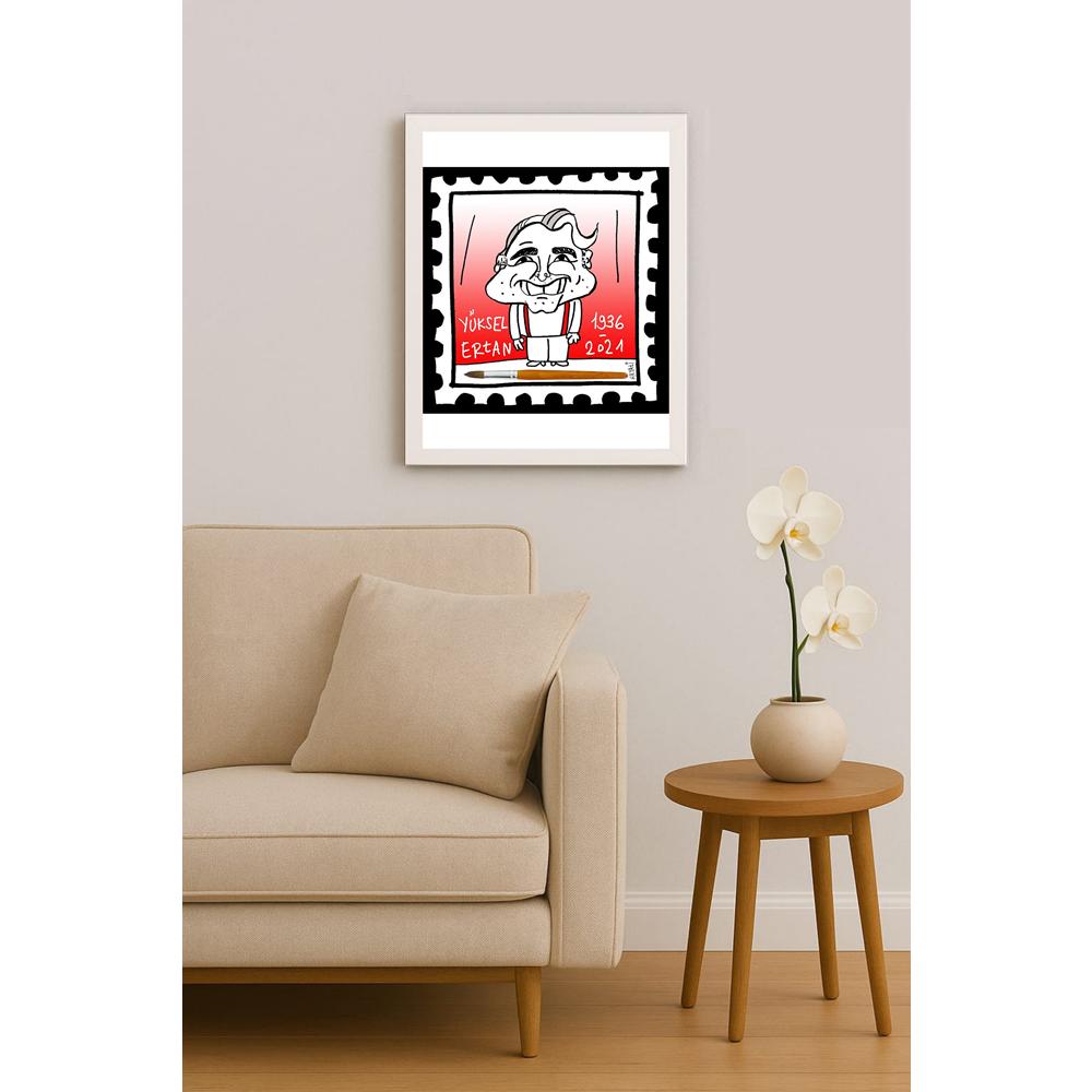 Hayati Boyacıoğlu Kişiye Özel Sertifikalı Sınırlı Fine Art Karikatür Baskı CAD00113
