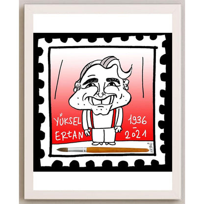 Hayati Boyacıoğlu Kişiye Özel Sertifikalı Sınırlı Fine Art Karikatür Baskı CAD00113