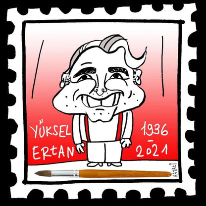 Hayati Boyacıoğlu Kişiye Özel Sertifikalı Sınırlı Fine Art Karikatür Baskı CAD00113